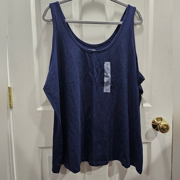 Old Navy Tops - NWT Old Navy Plus Size Women's Navy Blue First Layer Tank Top 2X